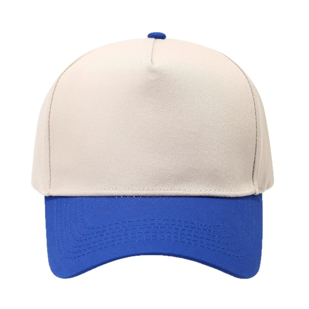 Colorblock Cotton Baseball Cap with Embroidery