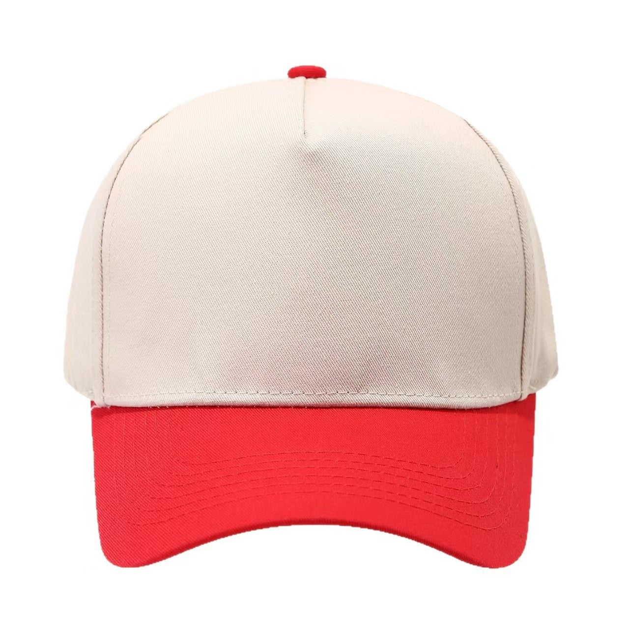 Colorblock Cotton Baseball Cap with Embroidery
