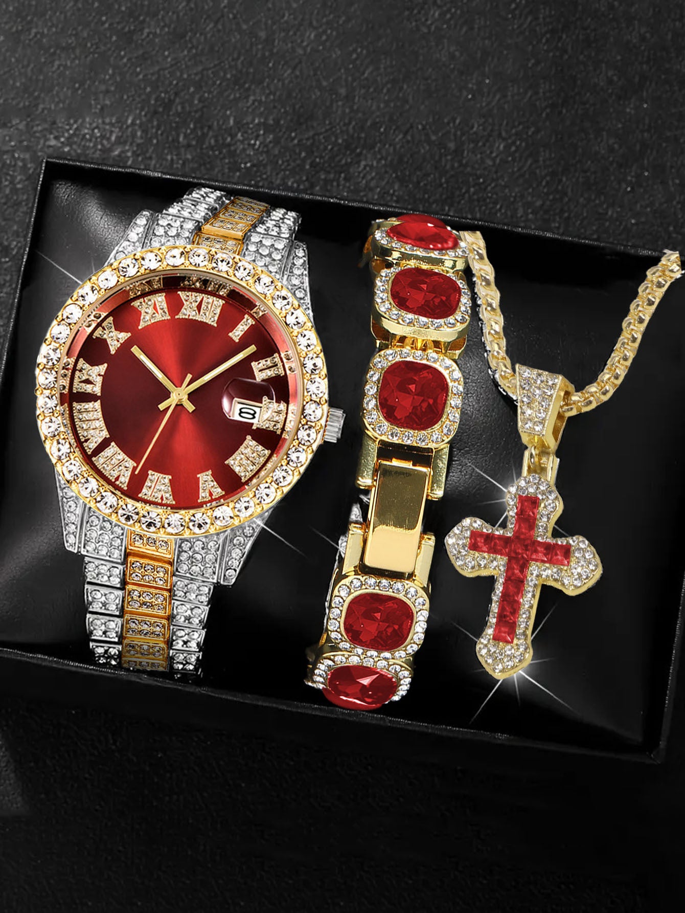Diamond-Encrusted Quartz Watches