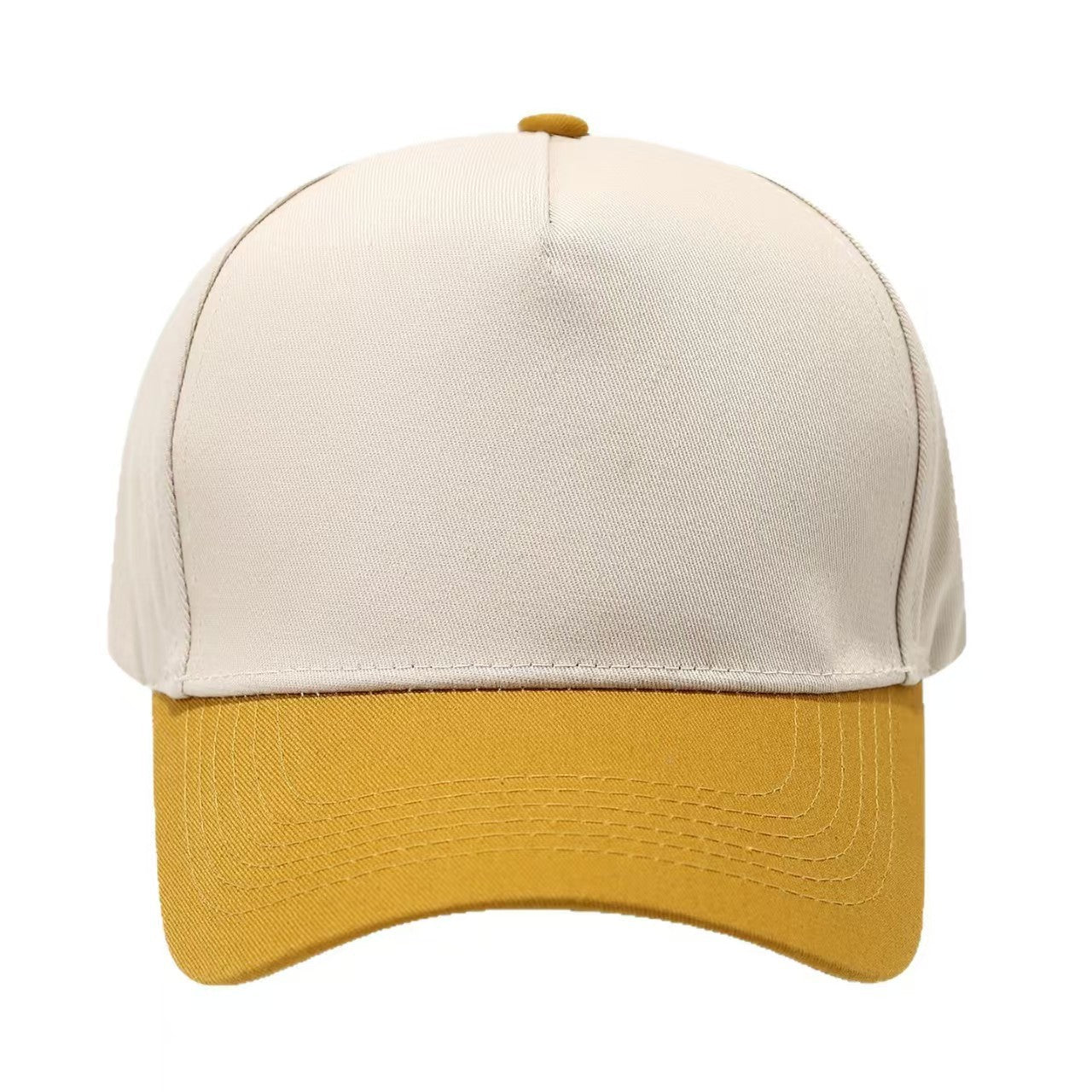 Colorblock Cotton Baseball Cap with Embroidery