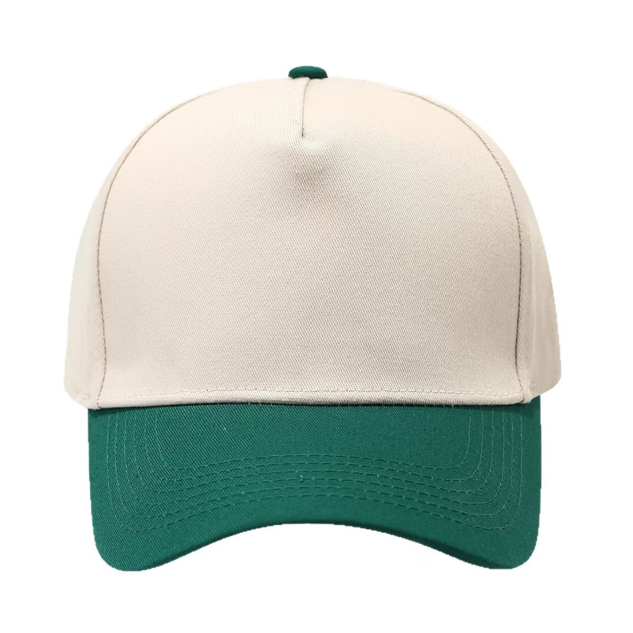 Colorblock Cotton Baseball Cap with Embroidery