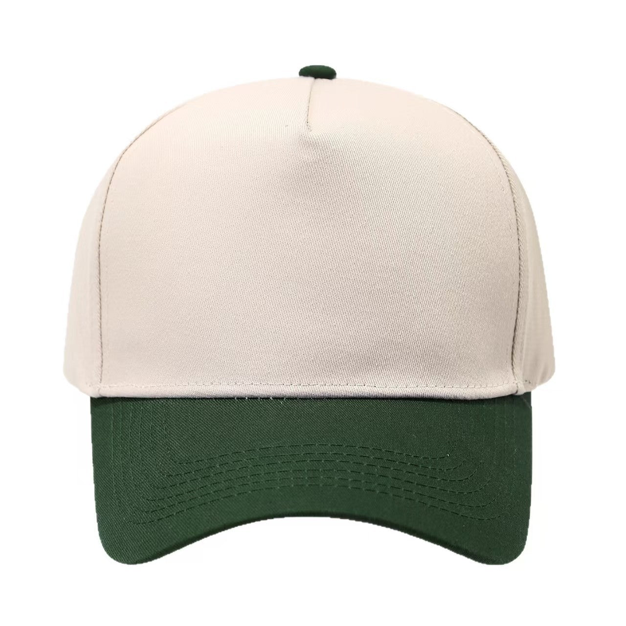 Colorblock Cotton Baseball Cap with Embroidery