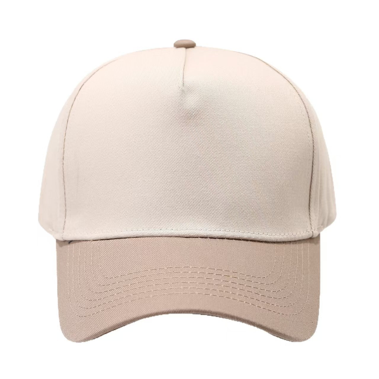 Colorblock Cotton Baseball Cap with Embroidery