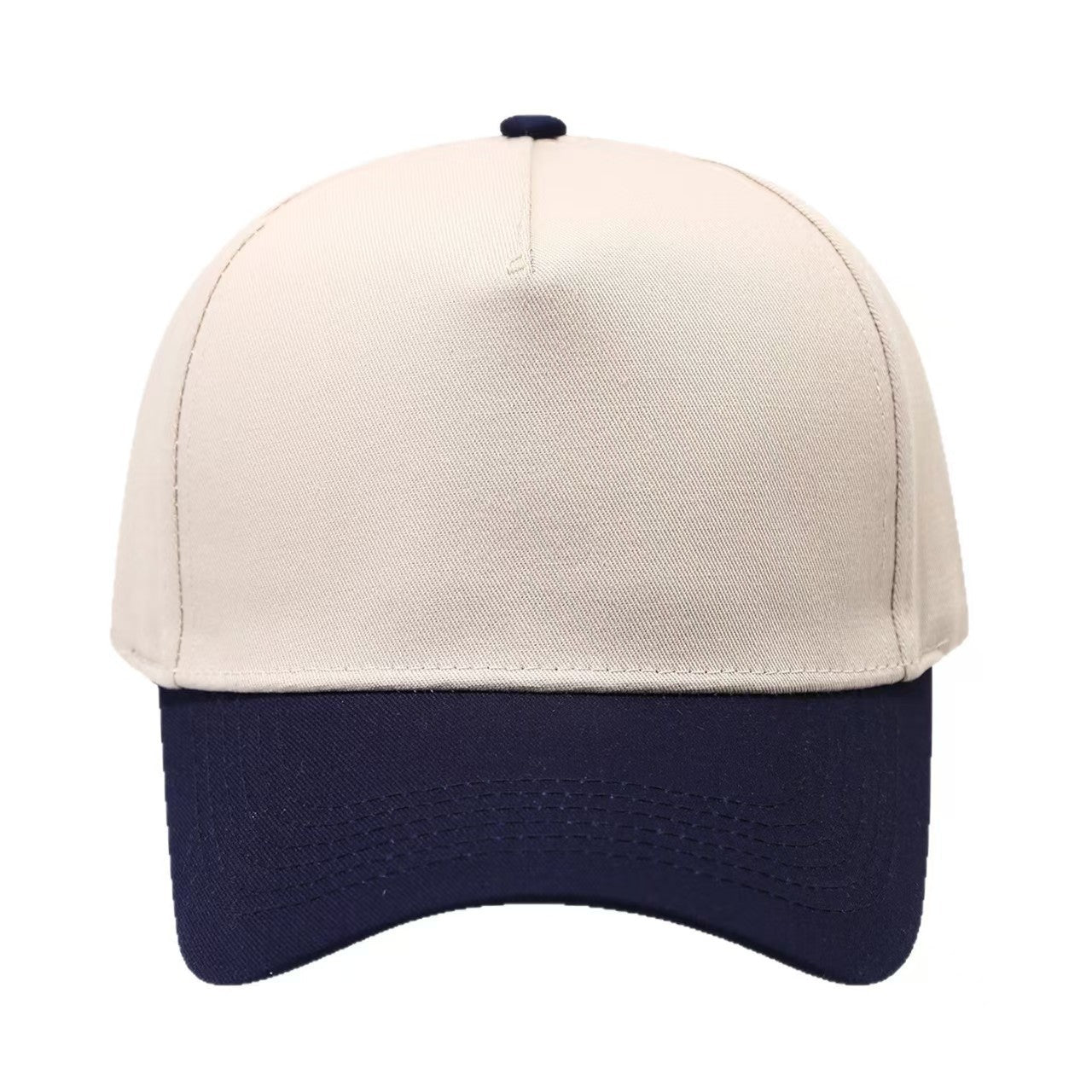 Colorblock Cotton Baseball Cap with Embroidery