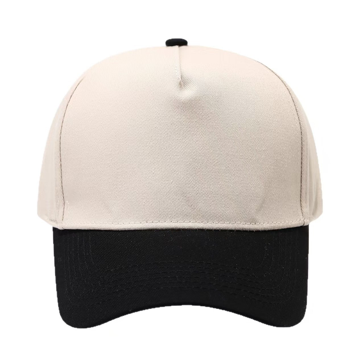 Colorblock Cotton Baseball Cap with Embroidery