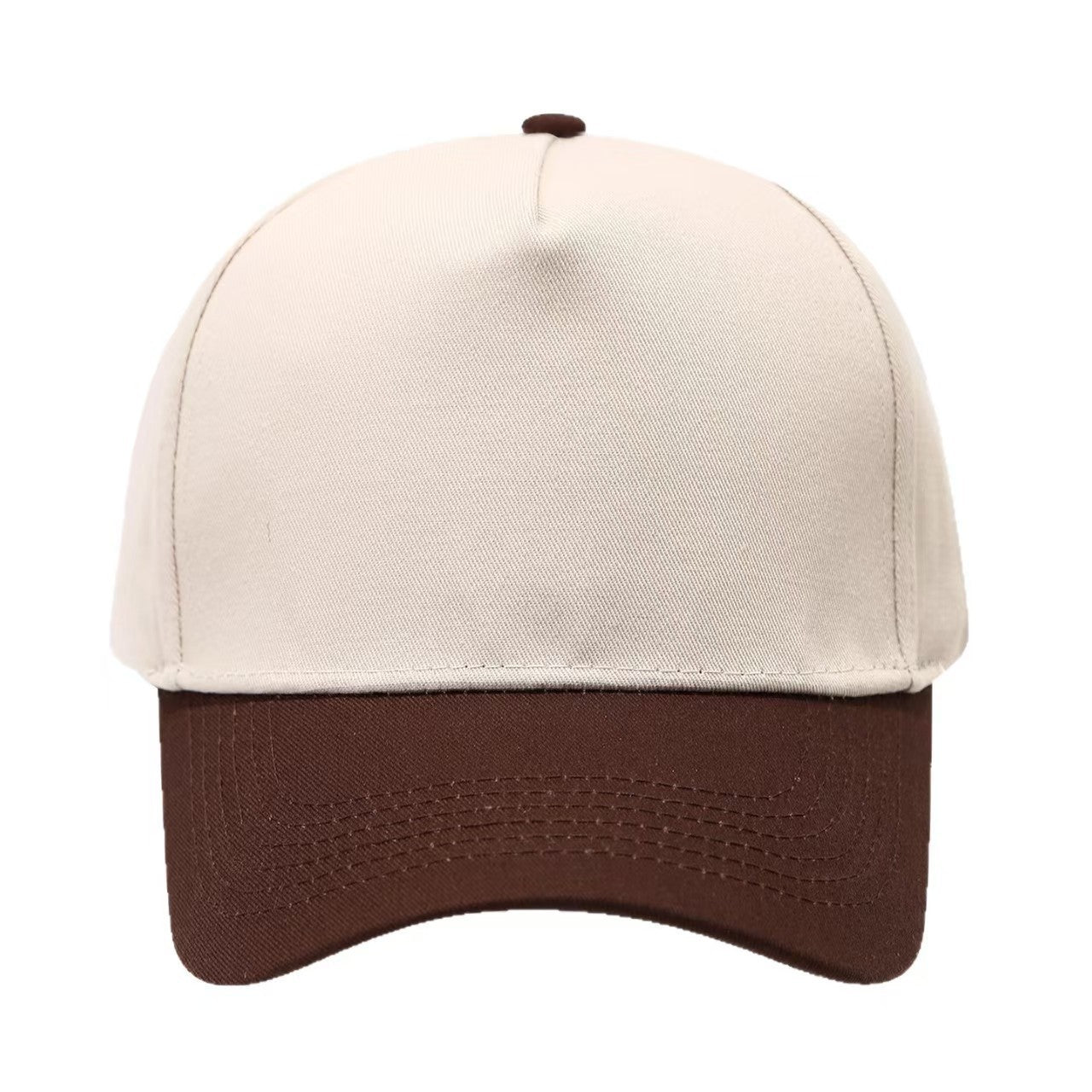 Colorblock Cotton Baseball Cap with Embroidery