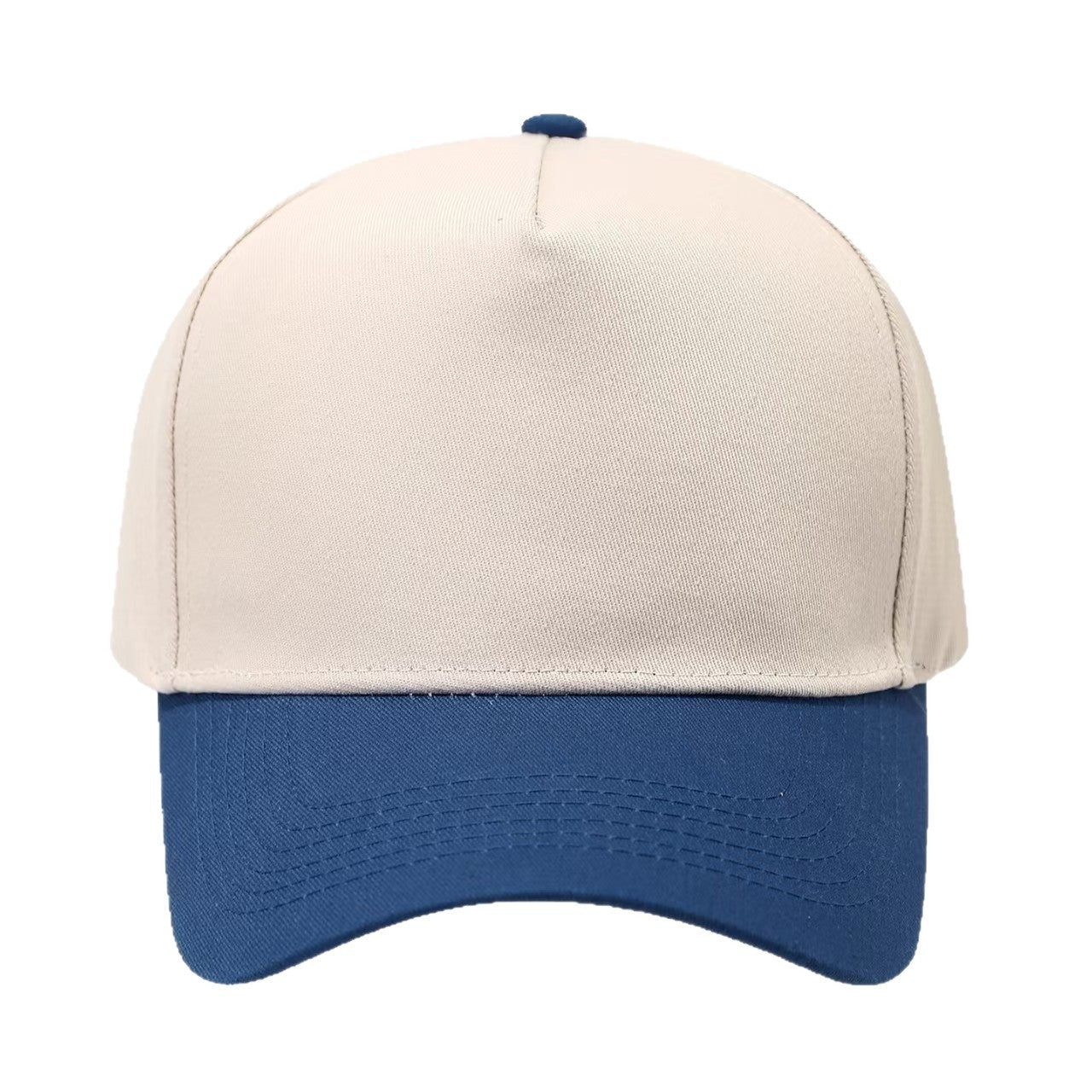 Colorblock Cotton Baseball Cap with Embroidery